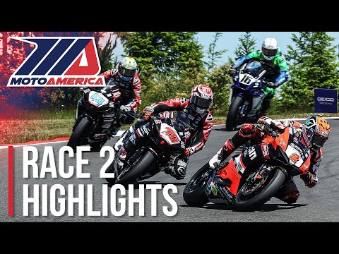 MotoAmerica Supersport Race 2 Highlights at Ridge Motorsports Park 2022