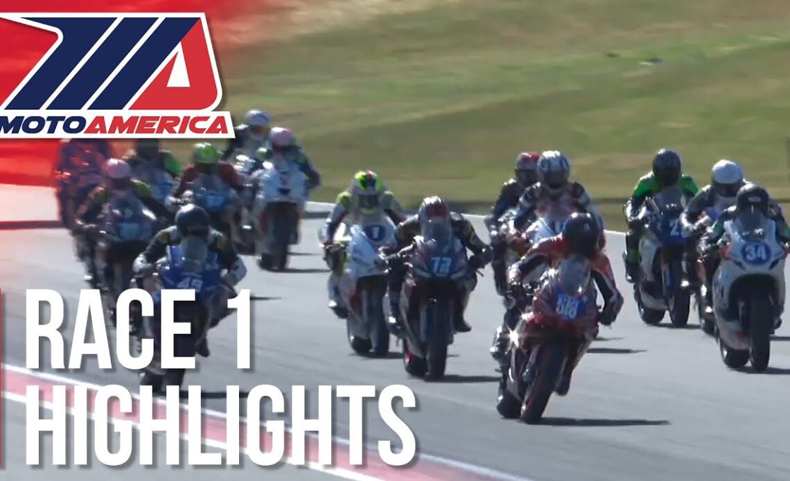 MotoAmerica Twins Cup Race 1 Highlights at Ridge Motorsports Park 2022