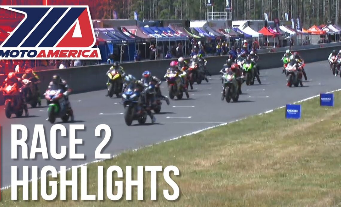 MotoAmerica Yuasa Stock 1000 Race 2 Highlights at Ridge Motorsports Park 2022