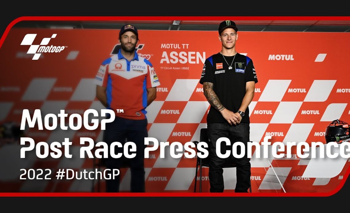 #MotoGP Post Race Press Conference | 2022 #DutchGP