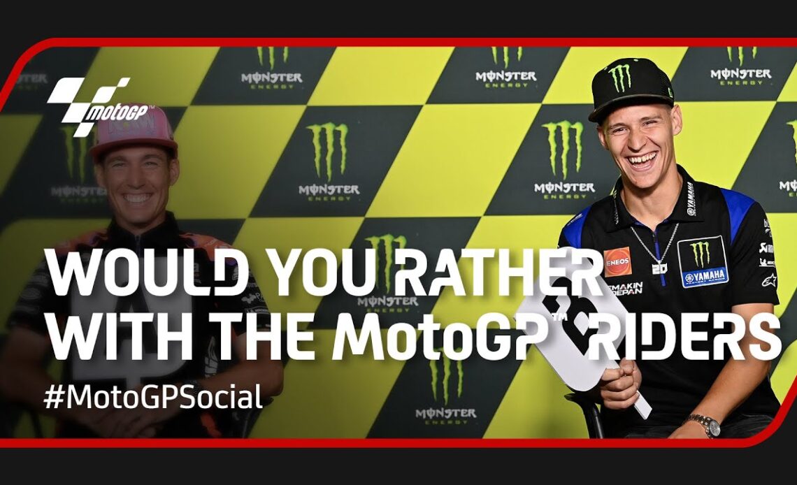 MotoGP™ riders play 'Would You Rather?' | 2022 #CatalanGP