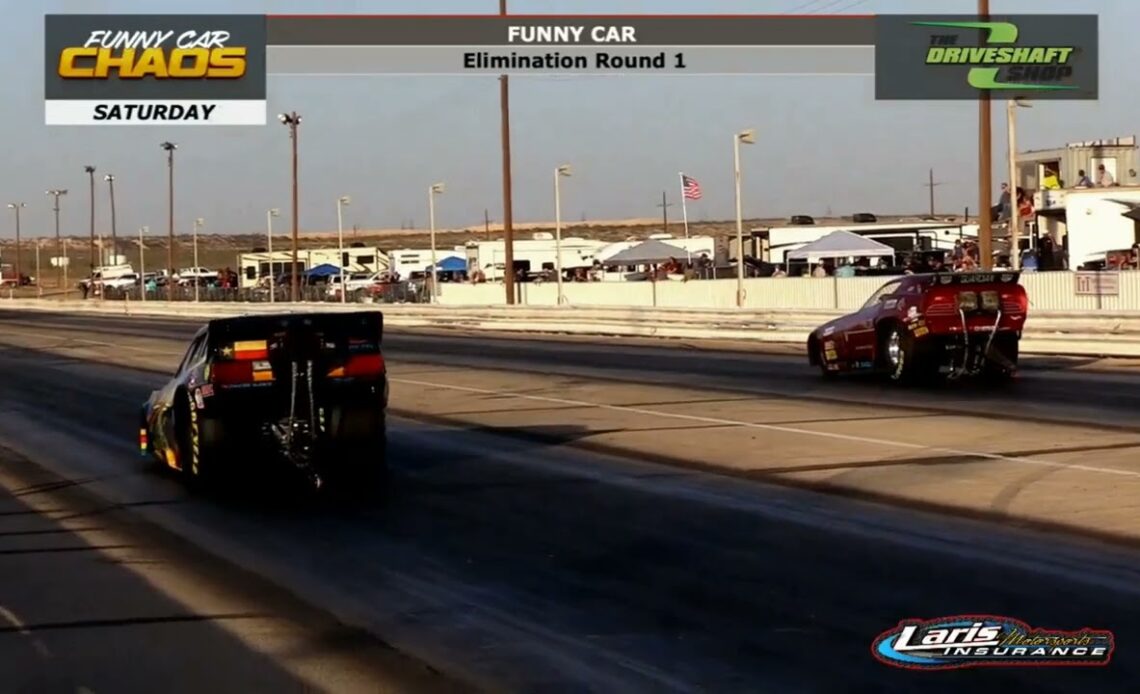 Nancy Matter The Guardian FC, Charles Ware Juggling Rubies FC, Eliminations Rnd 1, Funny Car Chaos,
