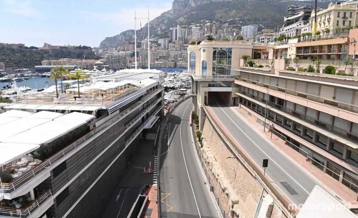 A view of Monaco track