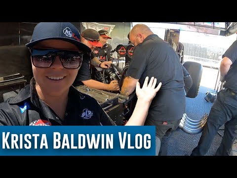 Nitro Funny Car thrash with Krista Baldwin at the NHRA Thunder Valley Nationals