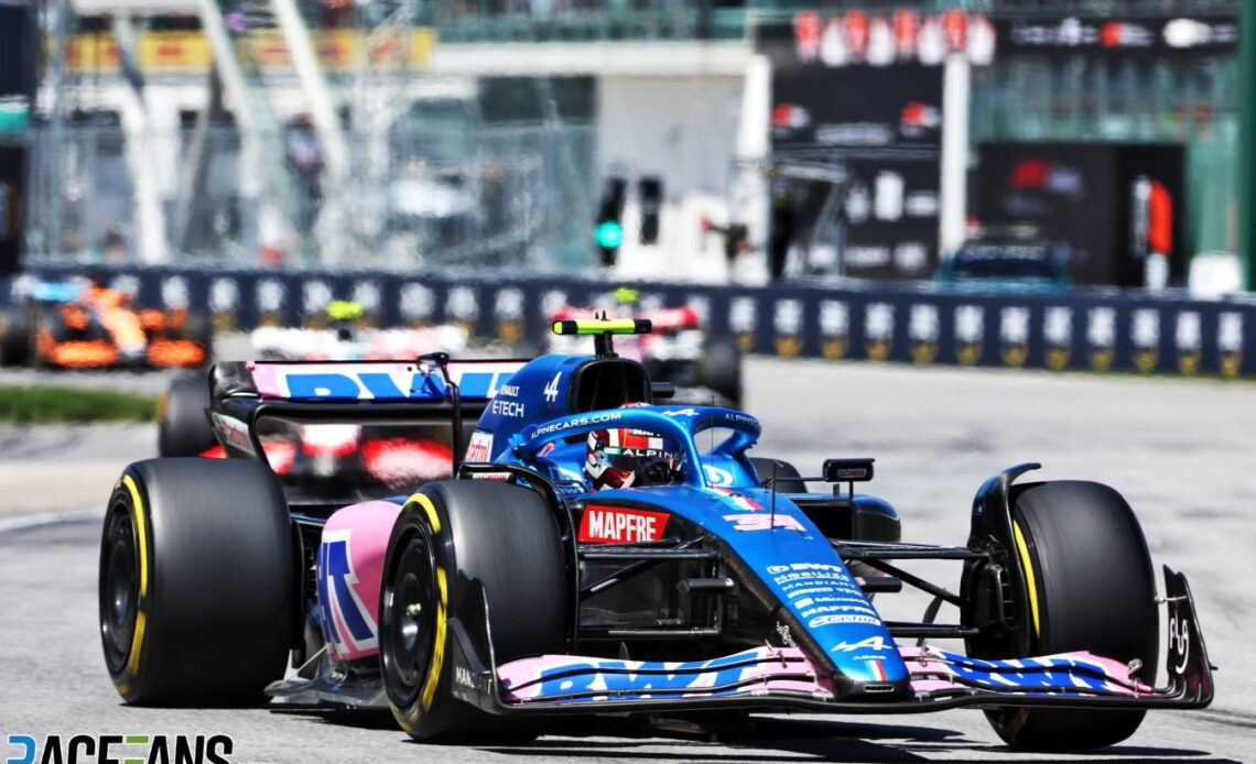 Esteban Ocon, Alpine, Circuit Gilles Villeneuve, 2022