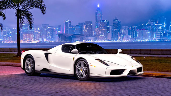 One-Off White Ferrari Enzo to be Offered Exclusively Through RM Sotheby’s Wthout Reserve
