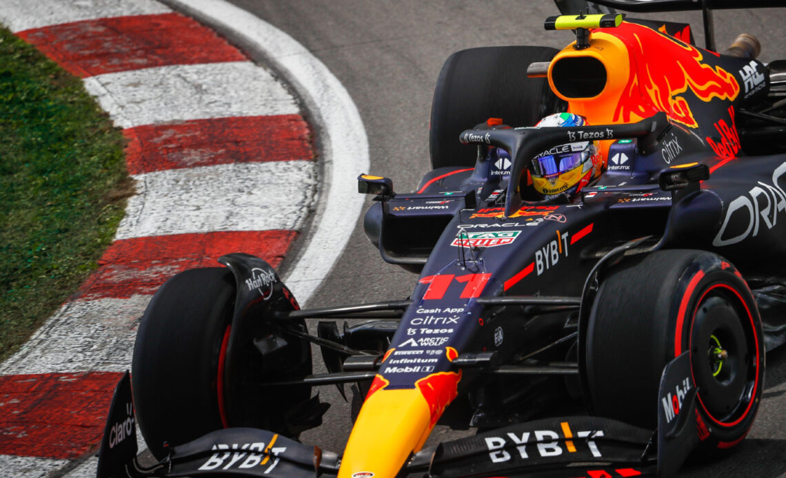 Red Bull hit trouble as Sergio Perez retires from Canadian GP