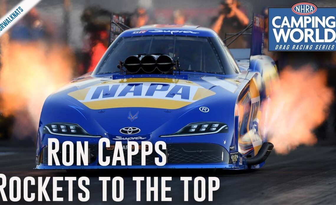 Ron Capps rockets to the top in Norwalk