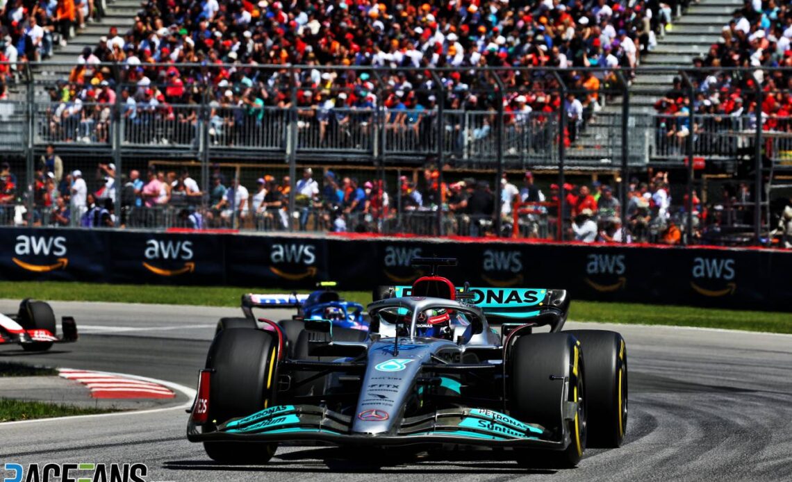 George Russell, Mercedes, Circuit Gilles Villeneuve, 2022