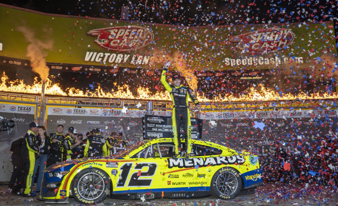 Ryan Blaney Wins the 2022 NASCAR All-Star Race at Texas – Motorsports Tribune
