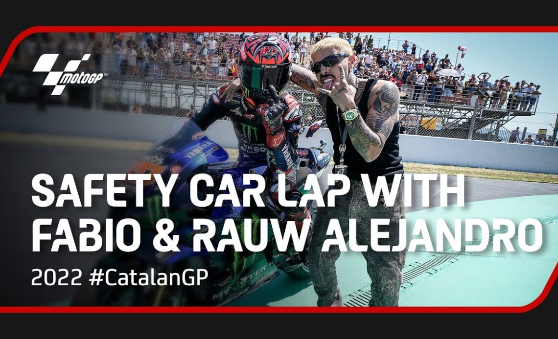 Safety car lap with Fabio and & Rauw Alejandro | 2022 #CatalanGP