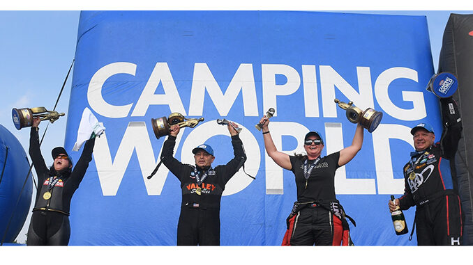 Salinas, Hight, Enders and Sampey Grab Wins at Summit Racing Equipment NHRA Nationals