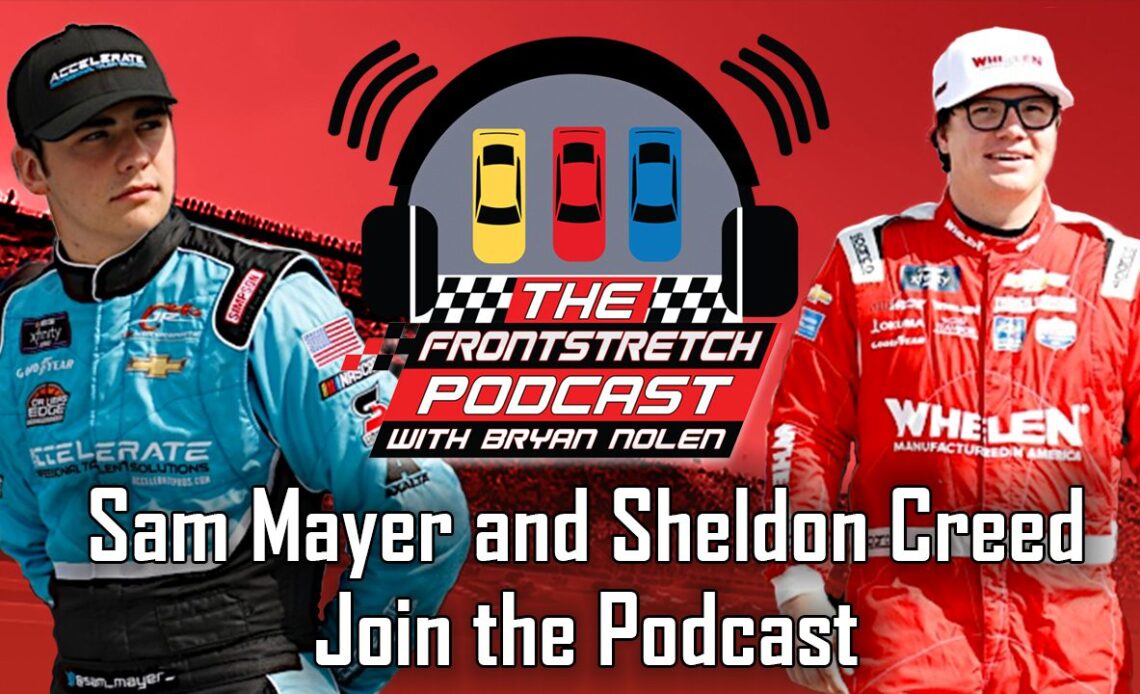 Sam Mayer and Sheldon Creed join the podcast. Graphic by Jared Haas.