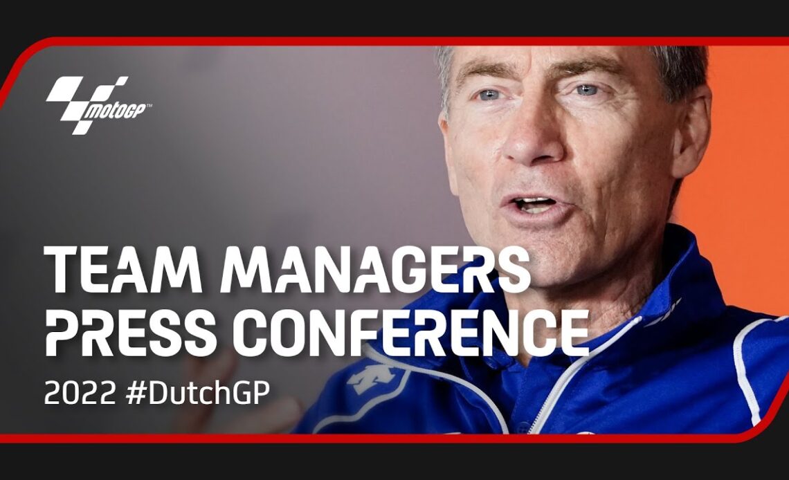 Team Managers' Press Conference | 2022 #DutchGP