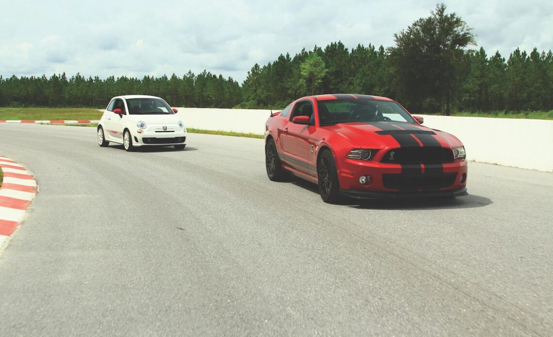 The Fiat 500 and Shelby GT500 Face Off in This Unlikely Clash of the | Articles