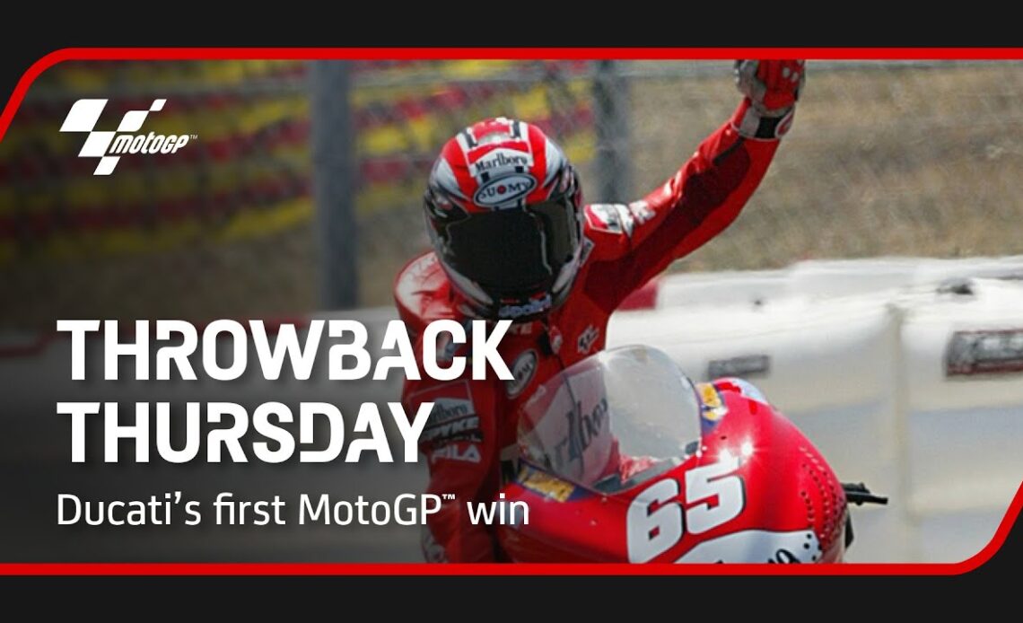 Throwback Thursday | Ducati's first MotoGP™ win