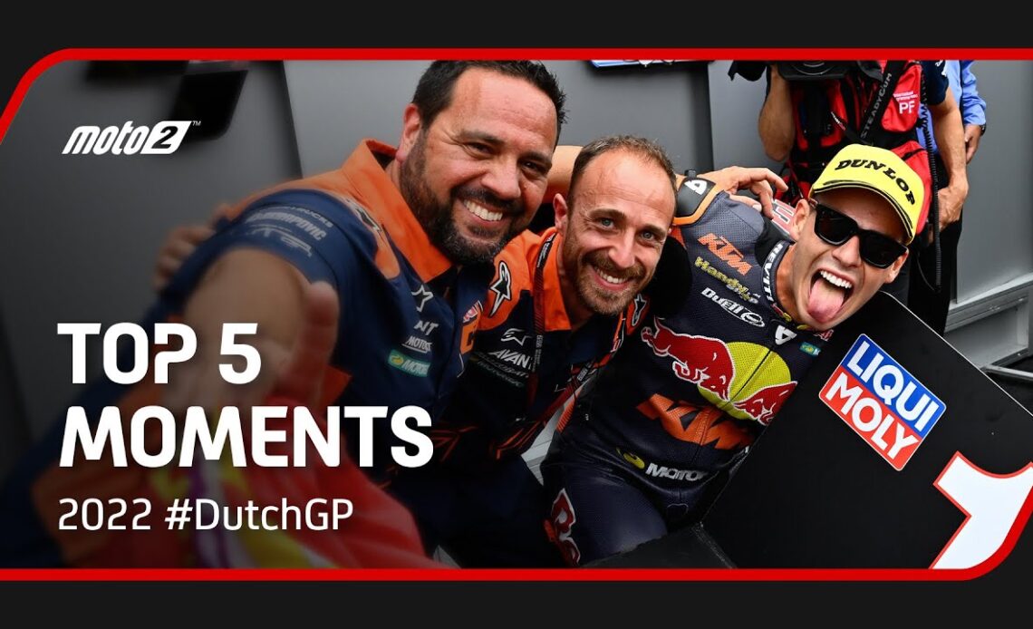 Top 5 Moto2™ Moments | 2022 #DutchGP
