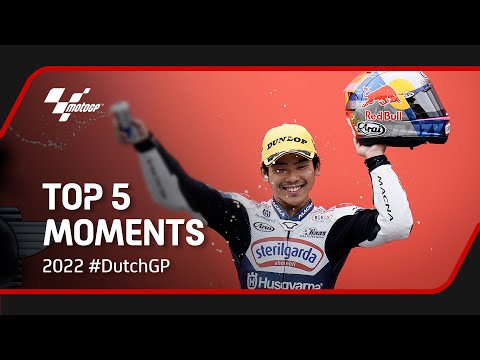 Top 5 Moto3™ Moments | 2022 #DutchGP