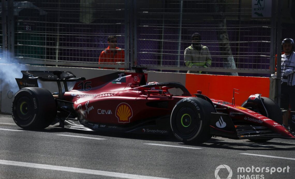 Charles Leclerc has so far elected not to take a grid penalty for a new Ferrari turbocharger