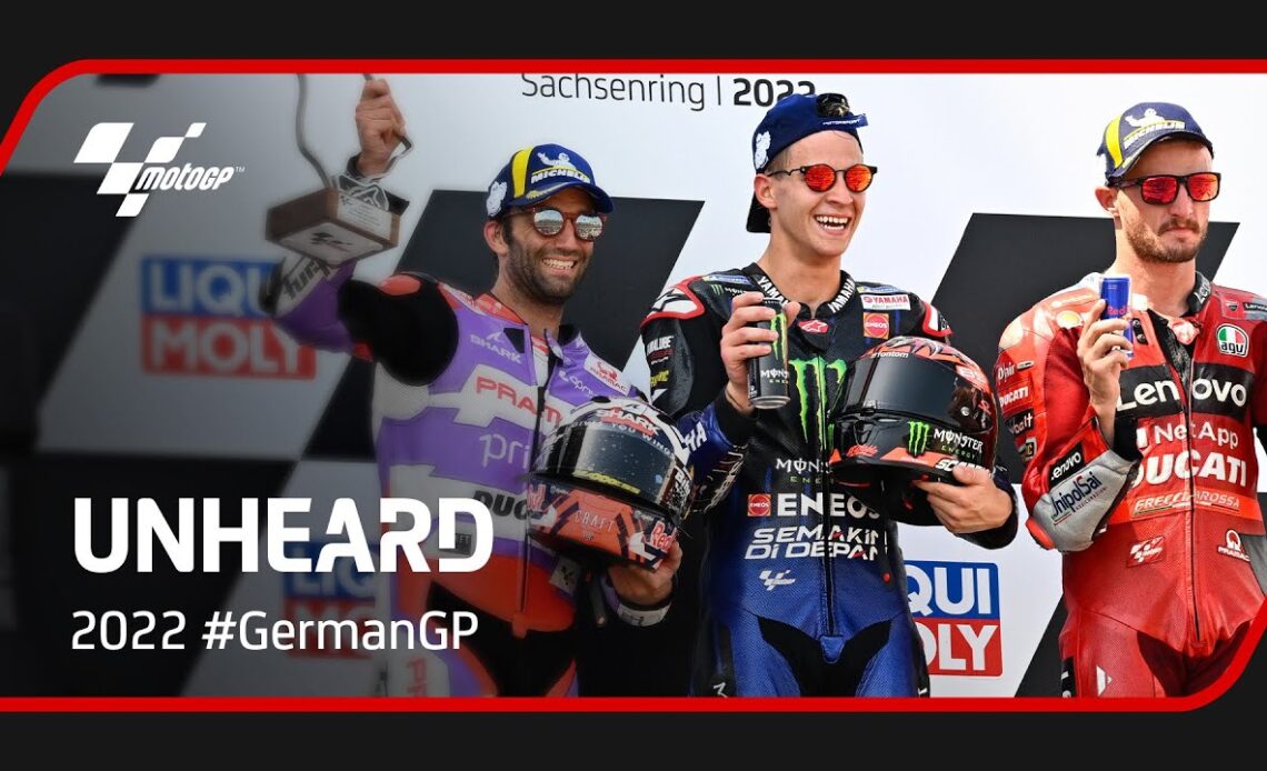 UNHEARD | Podium finishers talk 2022 #GermanGP