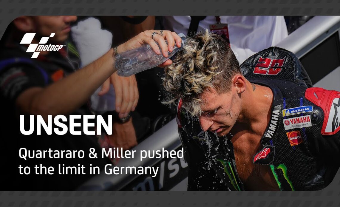UNSEEN | Quartararo & Miller pushed to the limit in Germany