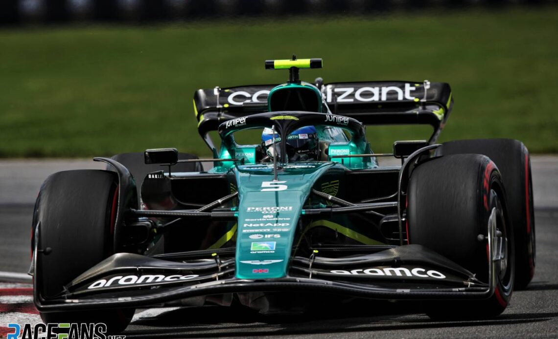 Sebastian Vettel, Aston Martin, Circuit Gilles Villeneuve, 2022