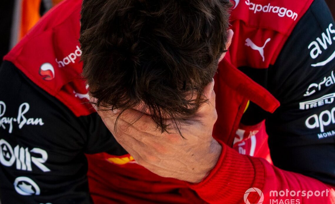 Leclerc had nowhere to hide after crashing out of the French GP lead