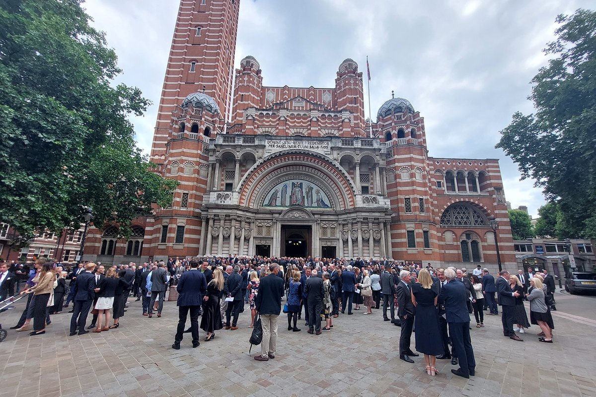 Sir Frank Williams memorial service