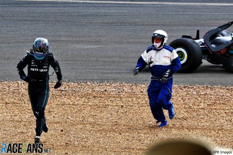 George Russell, Mercedes, Silverstone, 2022