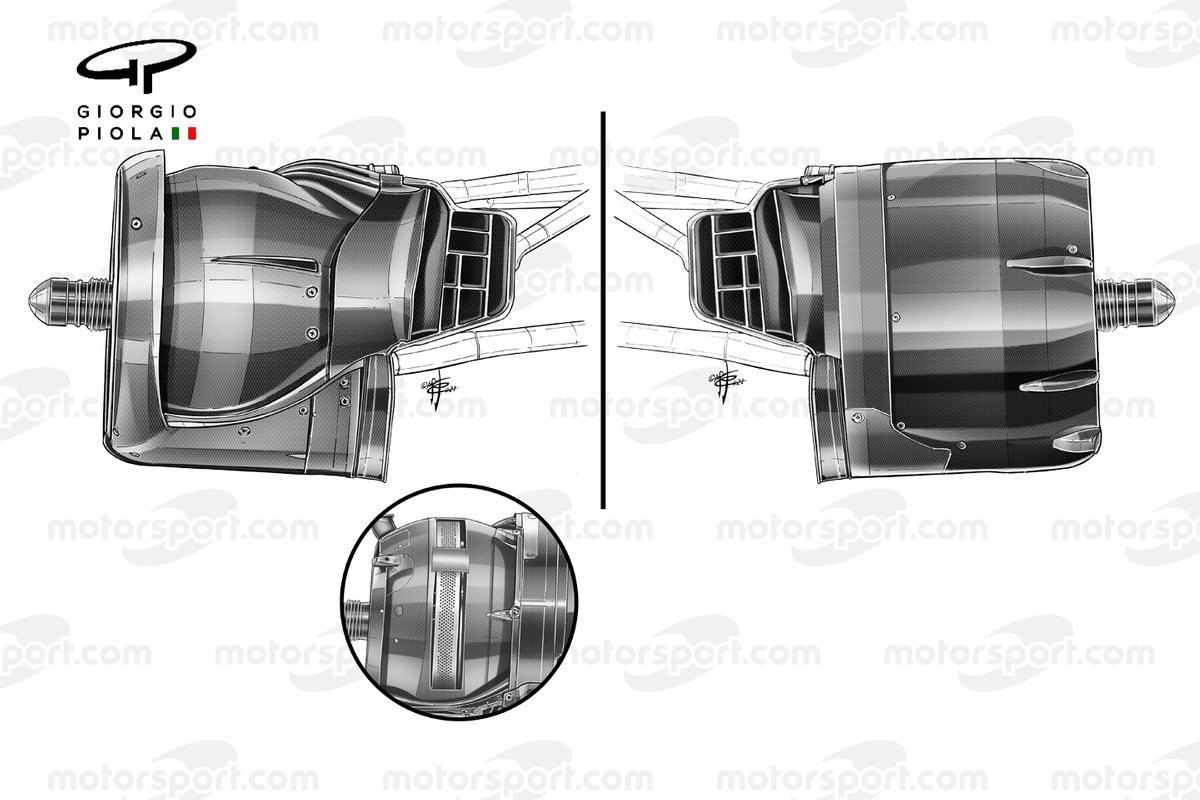 SF21 front brake duct