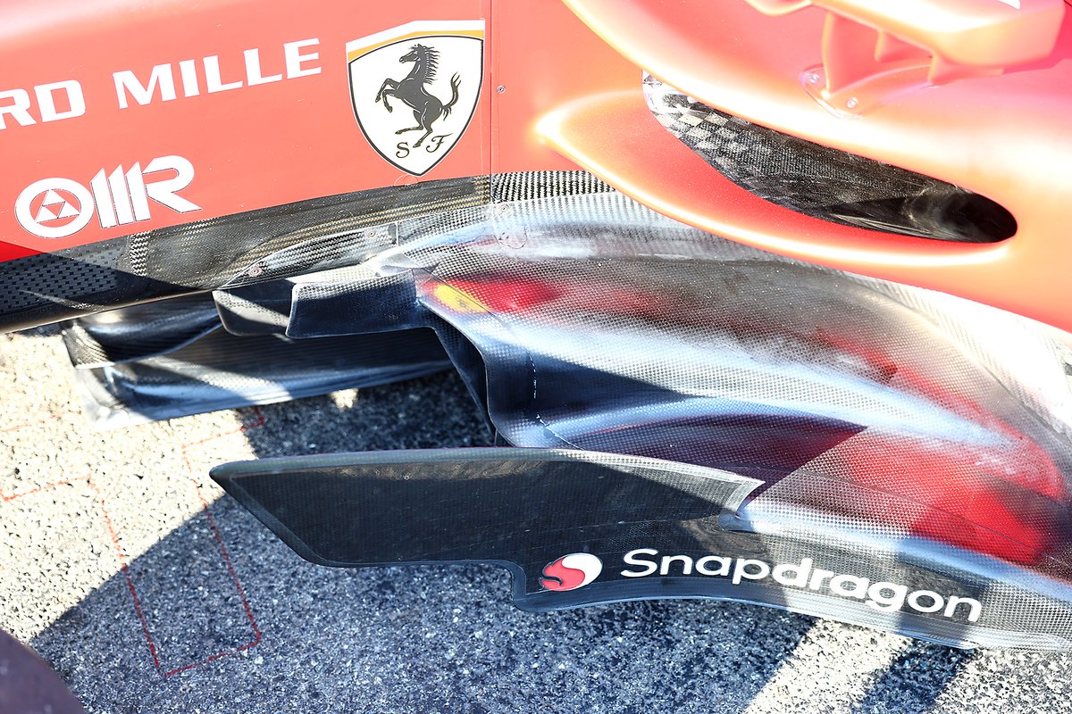 Charles Leclerc, Ferrari F1-75, side detail