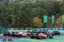 Race start, Hungaroring, 2022