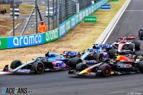 Race start, Hungaroring, 2022