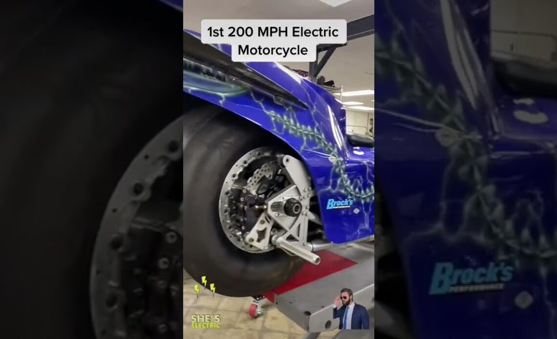 1st 200 MPH Electric Motorcycle