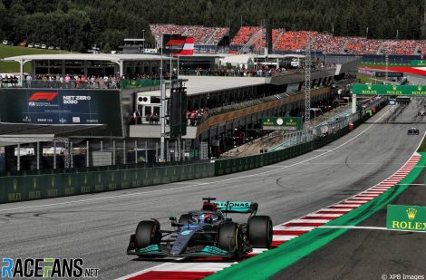 George Russell, Mercedes, Red Bull Ring, 2022