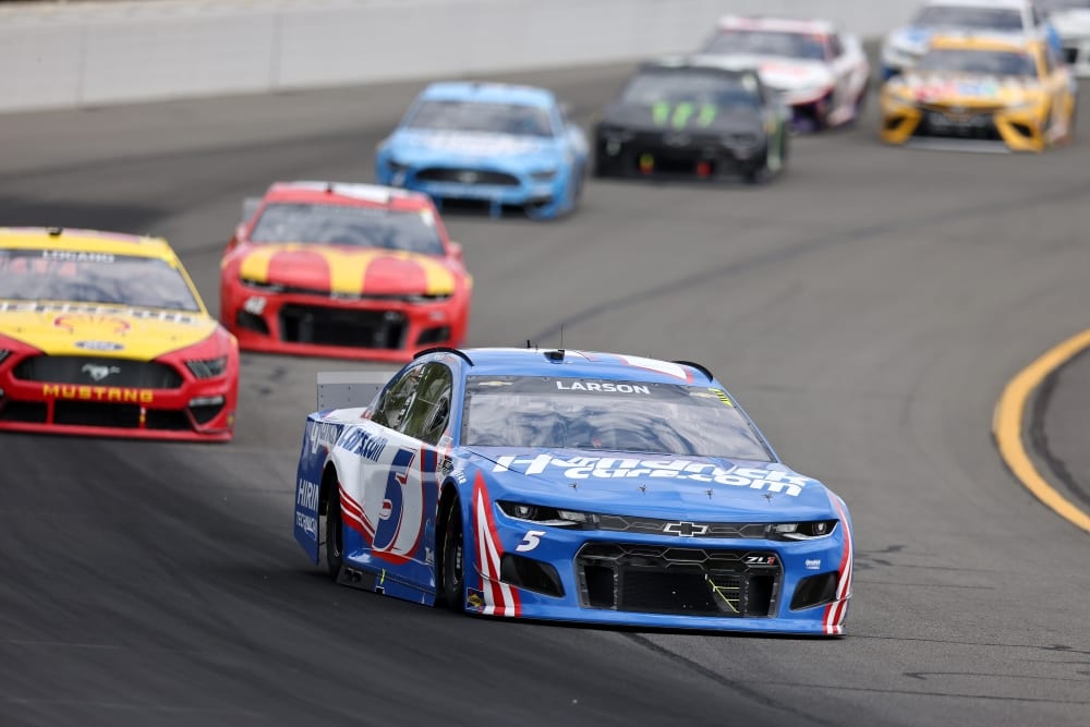 2021 Pocono I Cup Kyle Larson pack racing James Gilbert Getty