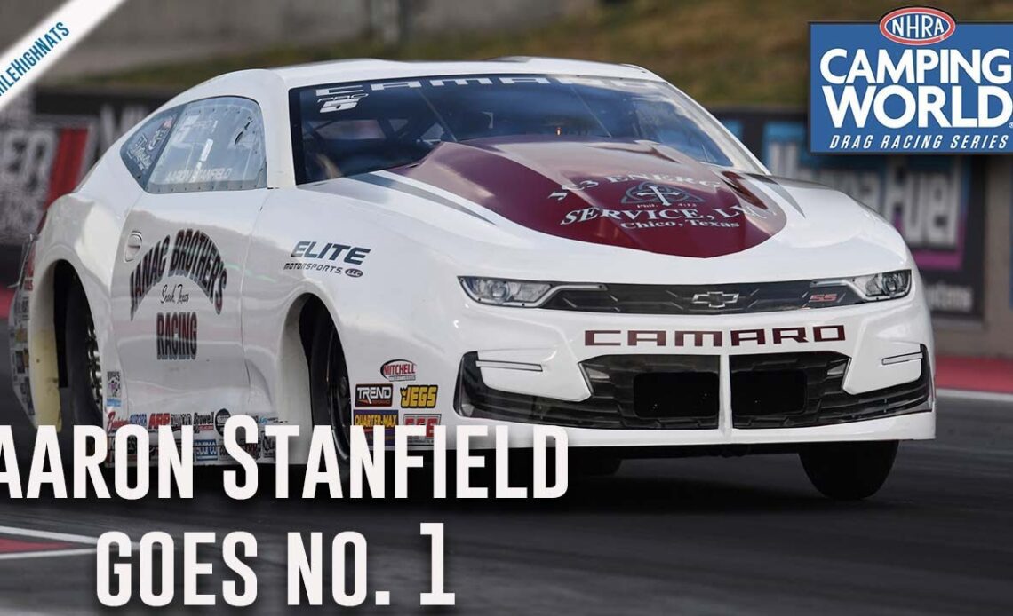 Aaron Stanfield takes 4th No. 1 qualifier of the season