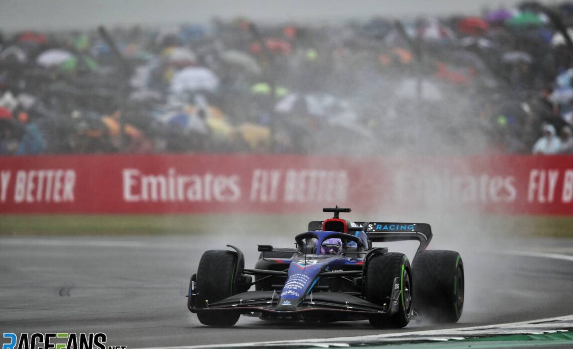 Alex Albon, Williams, Silverstone, 2022