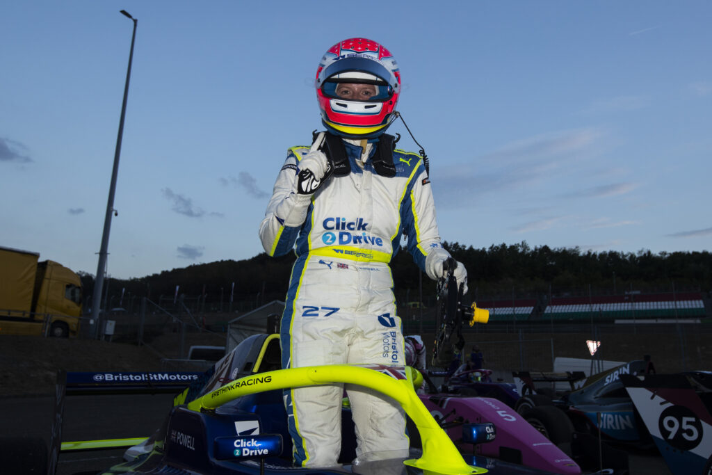 Alice Powell claims her first pole position of the season
