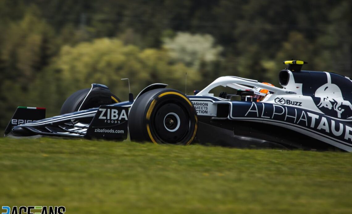 Yuki Tsunoda, AlphaTauri, Red Bull Ring, 2022