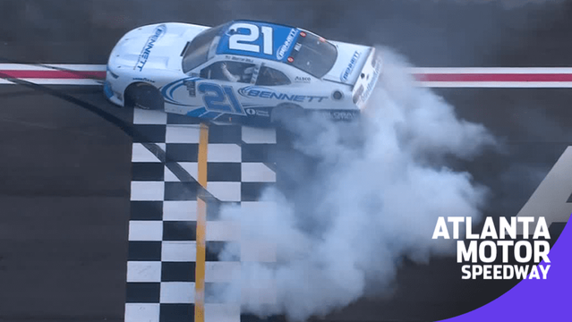 Austin Hill gives Atlanta a smoke show after Xfinity win