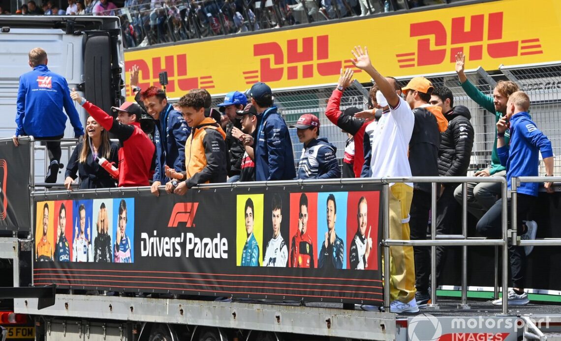 Drivers parade