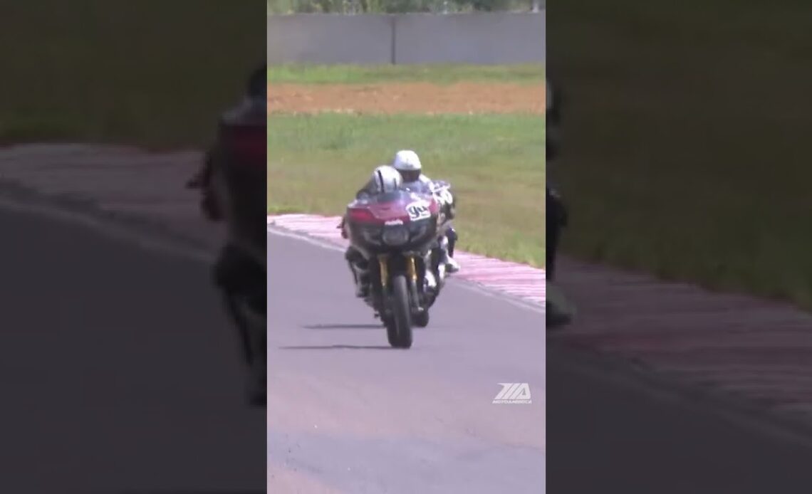 #Bagger #Motorcycle Crashes and Close #Racing at Brainerd #shorts