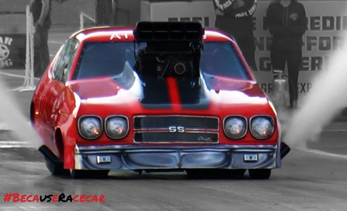 Blown Cars - 511ci Hemi 1970 Chevelle at the Private Track Hire | Frank Taylor | Doorslammer