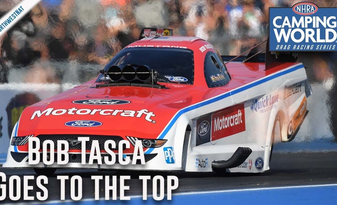 Bob Tasca goes to the top Friday in Seattle