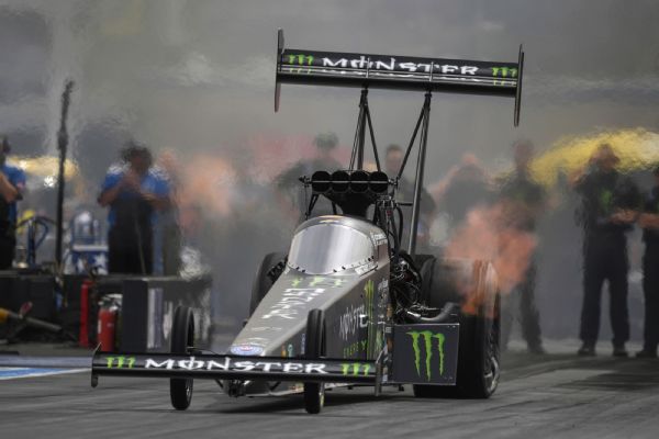 Brittany Force in top spot in Top Fuel qualifying at Mile-High Nationals