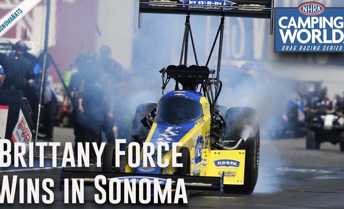 Brittany Force races to her fourth win of the season