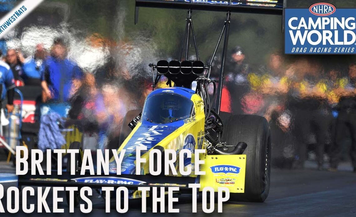 Brittany Force rockets to the top in Seattle