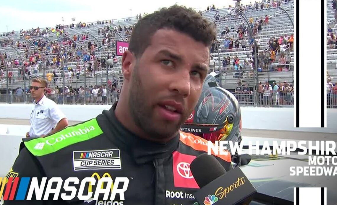 Bubba Wallace 'proud' after third-place finish in New Hampshire | NASCAR