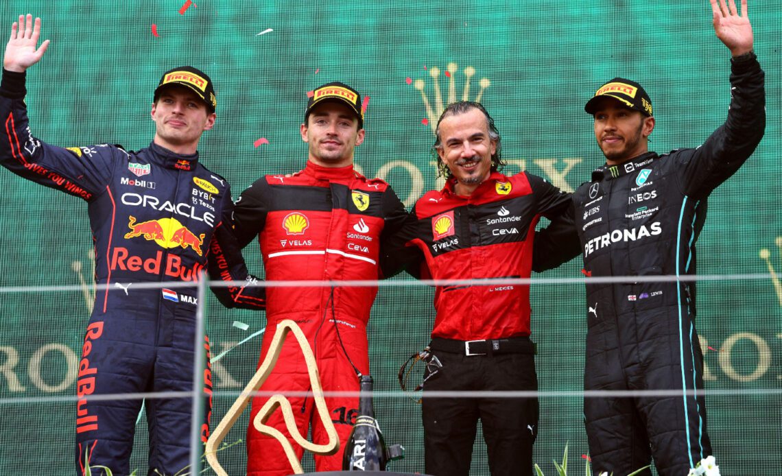 Charles Leclerc, Max Verstappen, and Lewis Hamilton fined for parc ferme breach